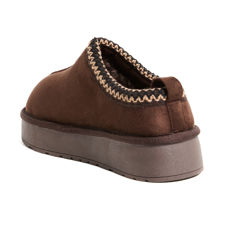 Chunky Boots "Tea Platform" Brown